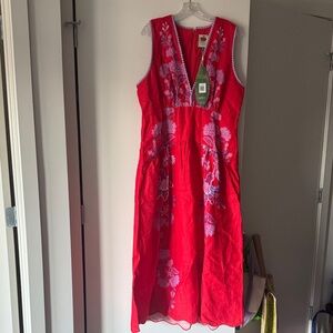 NWT Farm Rio Porcelain Garden dress size XL